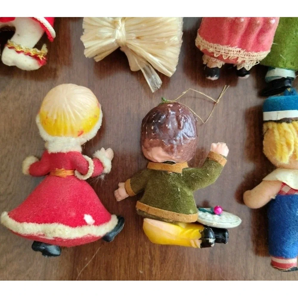 Vintage Grants/Peoples Nursery Rhyme Ornaments Set Lot‎ 7